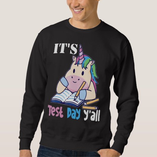 Het is testdag Y'all testdag U Trui (Voorkant)