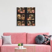 Het is thee tijd uitgerekt canvas print (Insitu (Woonkamer))