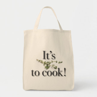 "Het is Thyme aan Cook!" tas