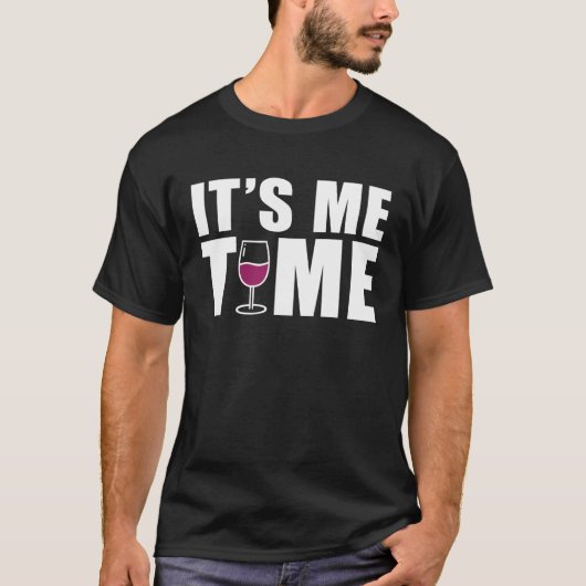 Het is tijd dat wijn Drink T-shirt (Voorkant)
