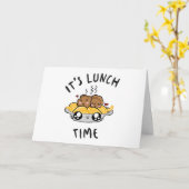 Het is tijd kaart (Gele Bloem)