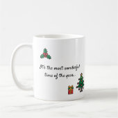 Het is tijd! koffiemok (Links)