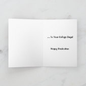 Het is tijd om afscheid te nemen van je schooltijd kaart (Binnen)