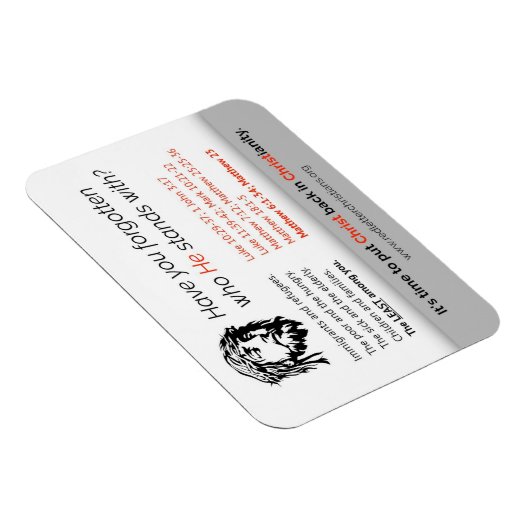 Het is tijd om Christus terug in het christendom t Magneet (Rechterzijde)