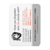 Het is tijd om Christus terug in het christendom t Magneet (Verticaal)