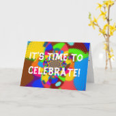 Het is tijd om de Kaart te vieren (Gele Bloem)