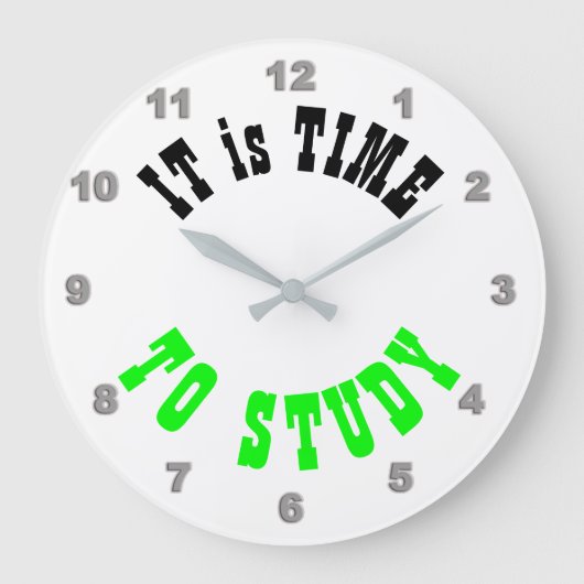 Het is tijd om de Wall Clock te bestuderen Grote Klok (Voorkant)