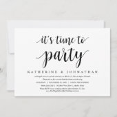 Het is tijd om een feest te vieren. kaart (Voorkant)