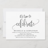 Het is tijd om een feest te vieren. kaart (Voorkant)