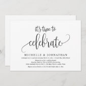 Het is tijd om een feest te vieren. kaart (Voorkant / Achterkant)