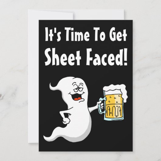 Het is tijd om een laken te krijgen met grappige v kaart (Voorkant)