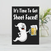 Het is tijd om een laken te krijgen met grappige v kaart (Staand voorkant)