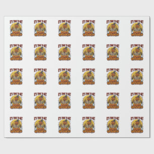 Het Is Tijd Om Griezelig Halloween Pompoen Mummie Cadeaupapier
