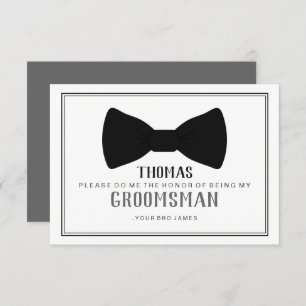 Het is tijd om Groomsman op te ruimen - Black Stro Kaart