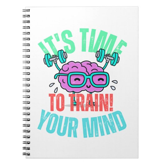 Het is tijd om je geest te trainen notitieboek (Voorkant)