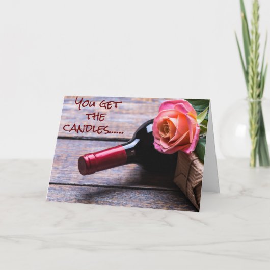 HET IS TIJD OM JE VERJAARDAG TE VIEREN *** KAART (Voorkant)