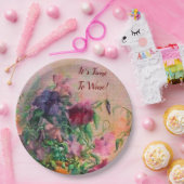 Het is tijd om Napkins te wijn Papieren Bordje (Feest)