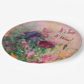 Het is tijd om Napkins te wijn Papieren Bordje (Gekanteld)