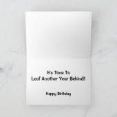 Het Is Tijd Om Nog Een Jaar Achter Ons Te Laten! Kaart (Binnen)