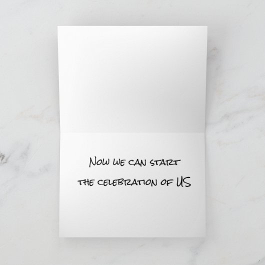 HET IS TIJD OM "ONS" LIEFDEVOLLE KAART TE VIEREN (Binnen)