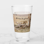 Het is tijd om op de foto van Lion te staan met te Glas (Achterkant)