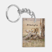 Het is tijd om op de foto van Lion te staan met te Sleutelhanger (Voorkant Links)