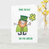 HET IS TIJD OM OP DE GROENE KAART TE ZETTEN (Gele Bloem)