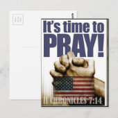 Het is tijd om te bidden briefkaart (Voorkant / Achterkant)