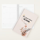 Het is tijd om te bloeien gouden botanische planne planner (Display)