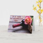 HET IS TIJD OM TE CELEBRATEN **U* LOOPKAART KAART (Gele Bloem)