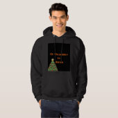 Het Is Tijd om te Dansen Kerstmis Hoodie (Voorkant volledig)