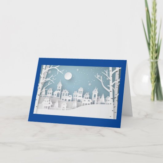HET IS TIJD OM TE "DECOREREN" KERST WENSEN KAART (Voorkant)
