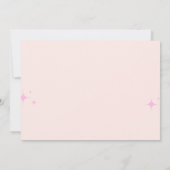 Het is tijd om te feesten, om roze Anime Birthday Kaart (Achterkant)