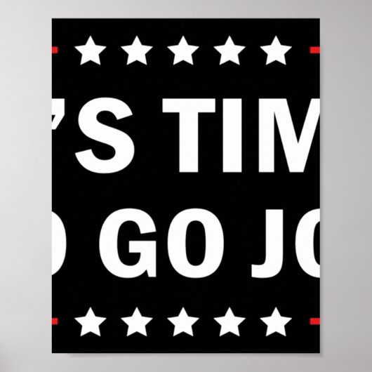 Het is tijd om te gaan Joe Poster (Voorkant)