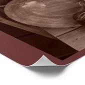 Het is tijd om te gaan zitten en te ontspannen, .. poster (Hoek)