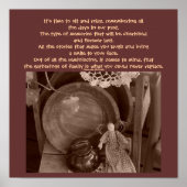 Het is tijd om te gaan zitten en te ontspannen, .. poster (Voorkant)