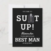 Het is tijd om te gaan zitten! | Zal dat zo zijn? Kaart (Voorkant)