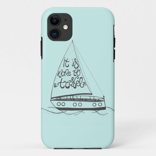 Het is tijd om te reizen Case-Mate iPhone case (Achterkant)