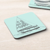 Het is tijd om te reizen drankjes onderzetter (Linkerzijde)