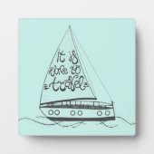 Het is tijd om te reizen fotoplaat (Voorkant)