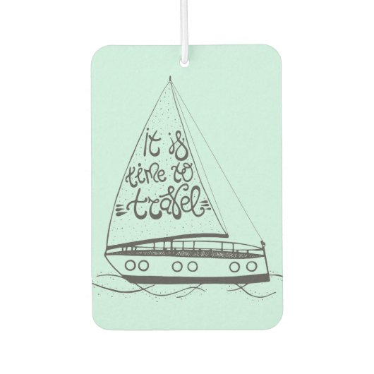 Het is tijd om te reizen luchtverfrisser (Voorkant)