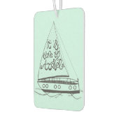 Het is tijd om te reizen luchtverfrisser (Links)