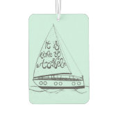 Het is tijd om te reizen luchtverfrisser (Achterkant)