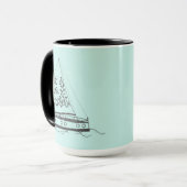 Het is tijd om te reizen mok (Voorkant links)