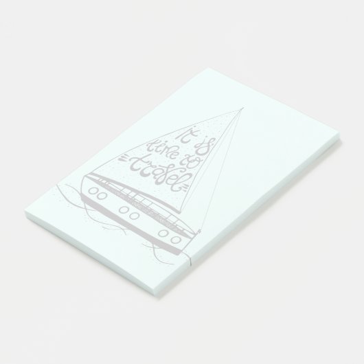 Het is tijd om te reizen post-it® notes (Schuin)