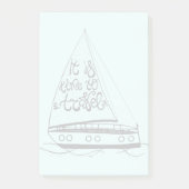 Het is tijd om te reizen post-it® notes (Voorkant)
