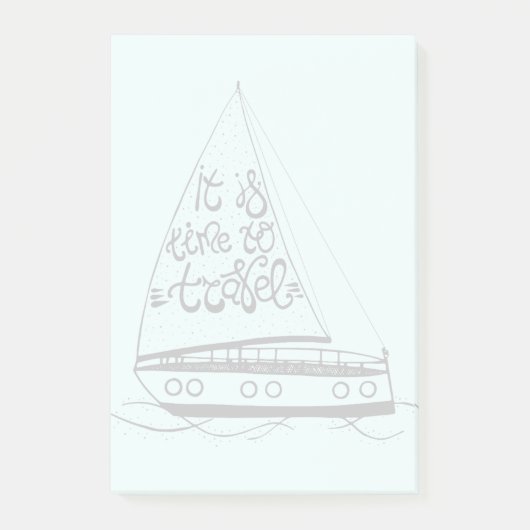 Het is tijd om te reizen post-it® notes (Voorkant)