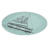 Het is tijd om te reizen snijplank (Hoek)