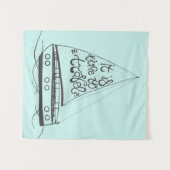 Het is tijd om te reizen wandkleed (Voorkant (horizontaal))