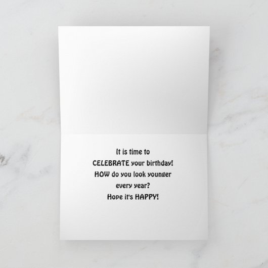 ** Het is tijd om te rocken op je 40e verjaardag * Kaart (Binnen)